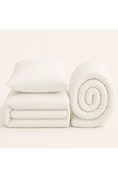 Pazar Home Bedding مفرش بازار هوم الفصلية قطني بحشوة متحركة فندقى 300 غرزة 7 قطع ( زوجي)