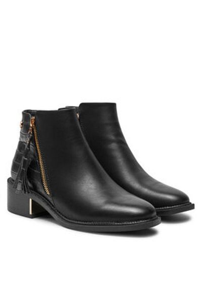 XTI women's ankle boots 143102 black