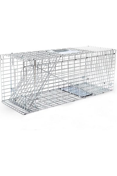 Egardenkart Cat Trap Live Animal Trap Easy Set One-Door Cage Trap for Raccoons, Stray Cats, Groundho
