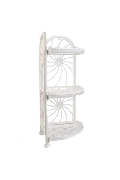 Happy family رف حمام زاوية بلاستيك