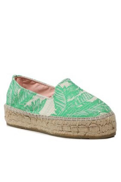 Manebi women's espadrilles DOUBLE SOLE ESPADRILLES G 4.8 green