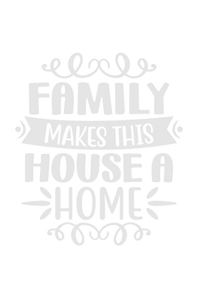StoryGift Romania Sticker Adeziv 90CM Exterior cu textul "Familia face din ac...