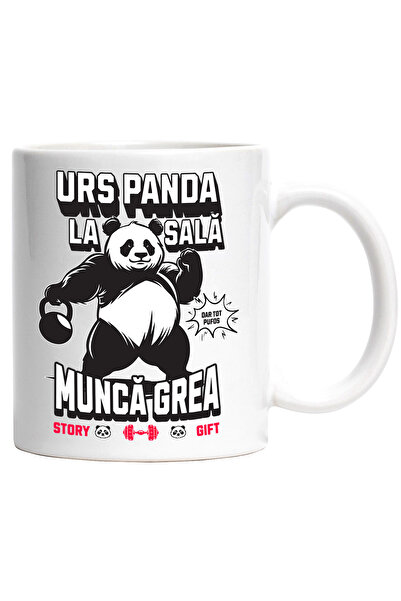 StoryGift Romania Cana Urs Panda La Sala Munca Grea Dar Tot Pufos, Gym, Haios...