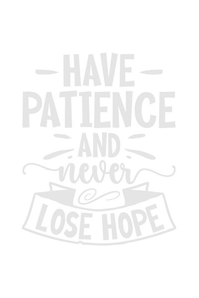 StoryGift Romania Sticker Autocolant 30CM Exterior cu mesajul motivational "Ai rabdare si nu iti pierde niciodat