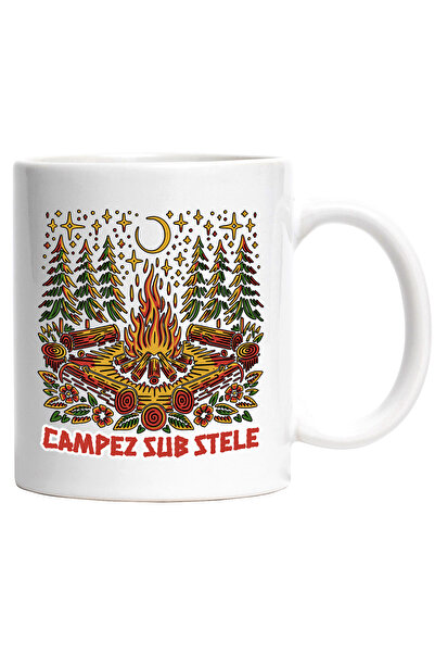 StoryGift Romania Cana campez sub stele foc de tabara in padure luna, 330ml, ...