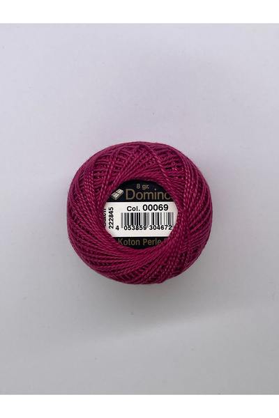 domino Κοτόν Πέρλε Νο 8 Μαρμάρινο νήμα κεντήματος