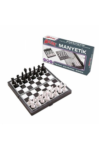 Skygo 1050170 Magnetic Chess-Table 2 in 1 -Starokey