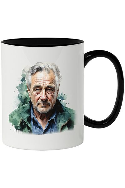 StoryGift Romania Mug With Harrison Ford, Actor, Celebrity, Movie, Multicolor 330 ml, Ceramic with , With ,STG .