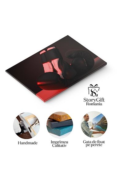 StoryGift Romania Canvas Painting 140 x 90CM Passion for boxing, glove, boxing, knockout, training, fig, STG.