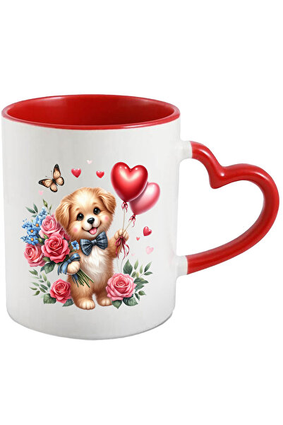 StoryGift Romania Cana cu un catelus vesel | limba scoasa | ilustratie | tine...