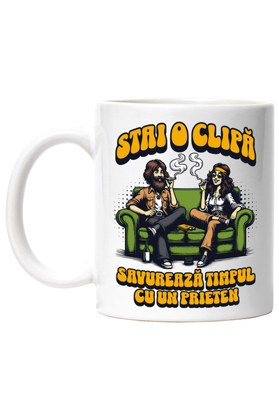 StoryGift Romania Cana Stai o clipa, savureaza timpul cu un prieten, 330ml, C...