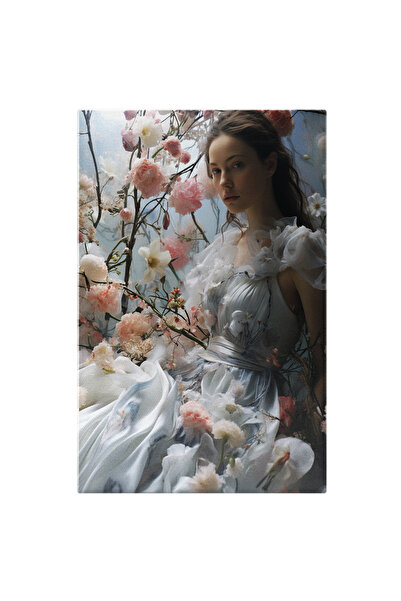 StoryGift Romania Tablou Canvas: Fotografie Artistica Cu O Femeie Draguta - R...