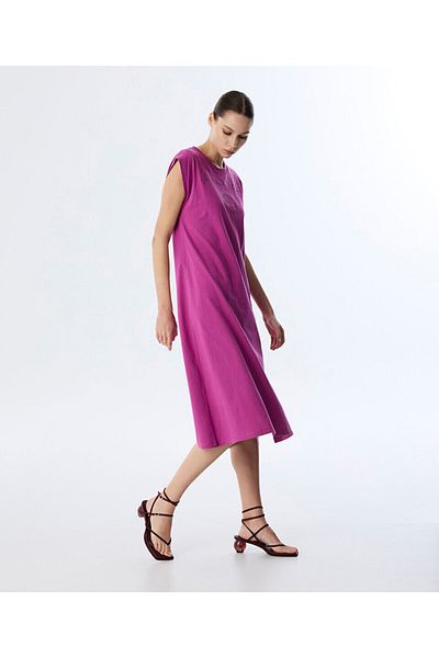 Twist Embroidered Combed Cotton Dress