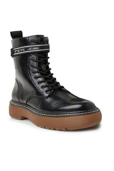 Pepe Jeans ghete de damă până la gleznă PLS50503 negre