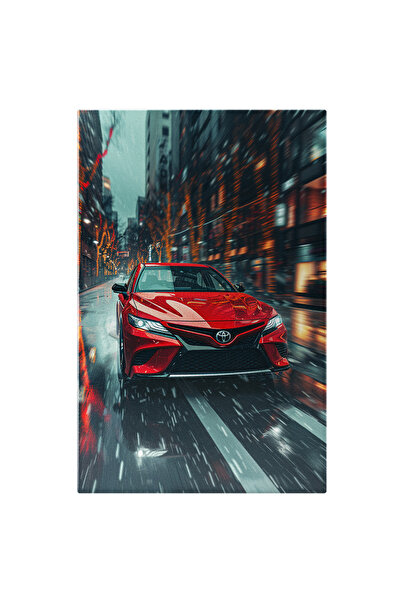 StoryGift Romania Tablou Canvas În Nebunia De Culori Și Lumini Automobilul To...