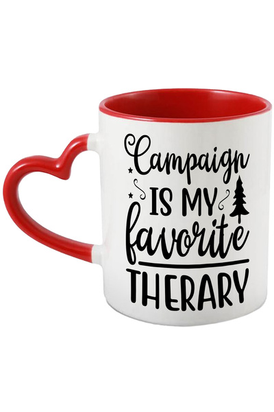 StoryGift Romania Cana cu mesajul "Camping is my favorite therapy" - camping-...