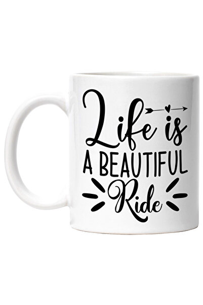 StoryGift Romania Cana cu mesajul in engleza "Life is a beautiful ride" - via...