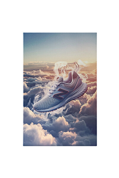 StoryGift Romania Tablou Canvas Incaltaminte Sport Adidasi Albi New Balance P...