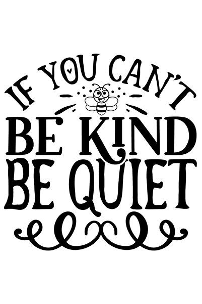 StoryGift Romania Sticker Exterior cu mesajul "Daca nu poti sa fii bun, fii t...