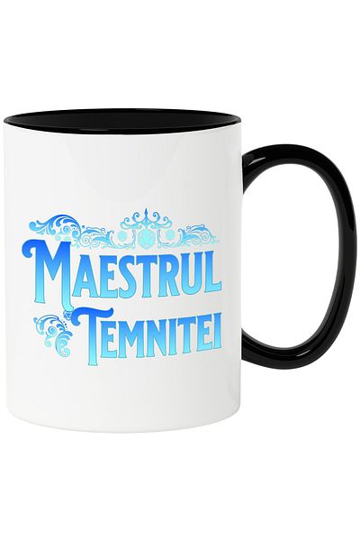 StoryGift Romania Dungeon Master Mug Video Games IT Lovers, 330ml, Ceramic with Handle Ne, With, STG.