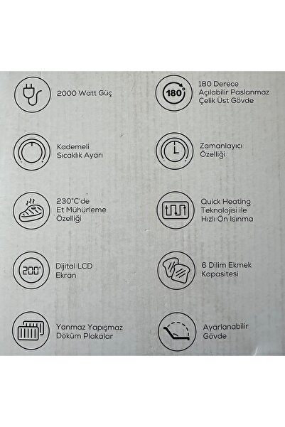 Karaca Future Essential Tost Makinesi Matte Black 1800 W-mat Siyah