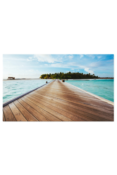 StoryGift Romania Tablou Canvas Dig Catre O Insula, Calatorie, Tropic, Vacant...