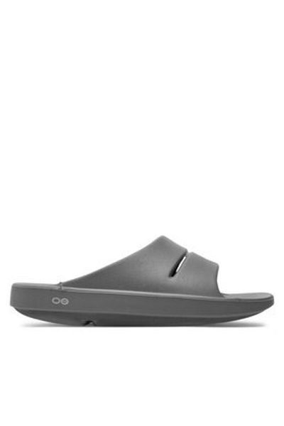 Oofos unisex flip flops 1100 gray