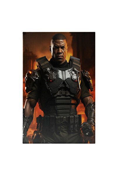 StoryGift Romania Tablou Canvas: De Actiune Barbat Echipat Infrunta Pericolul...