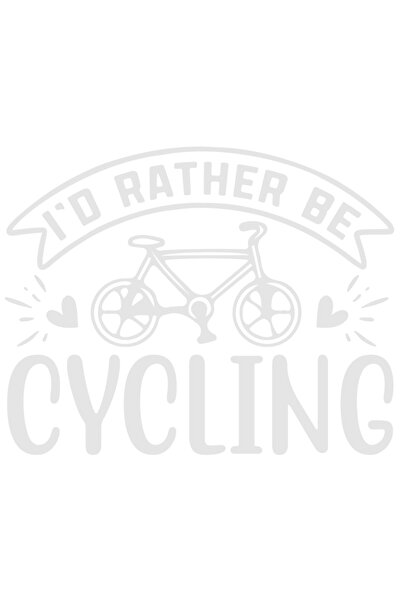 StoryGift Romania Sticker Autocolant 70CM Exterior cu inimioare si o biciclet...