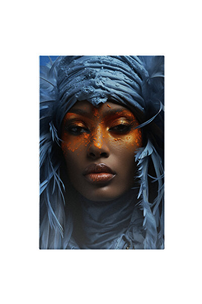 StoryGift Romania Tablou Canvas: Fotografie Cu O Femeie Frumoasa De Culoare I...