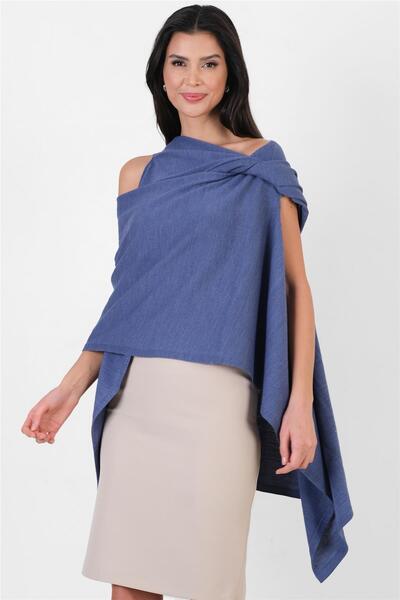 Spazio Feliciana Geniş Kesim Triko İNDİGO