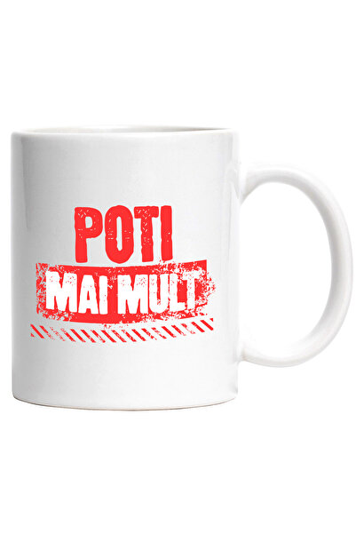 StoryGift Romania Cana Mesaj Motivational Sport Text Poti mai Mult Gym, 330ml...