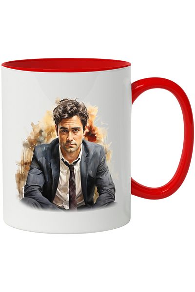 StoryGift Romania Mug With Jim Halpert, The Office, Character, Sitcom, Multicolor 330 ml, Ceramica c, With ,STG