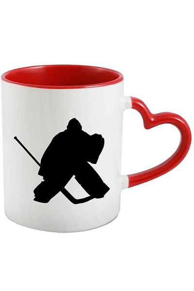 StoryGift Romania Mug for those who are passionate about hockey - ice sports player with Handle, With,STG.