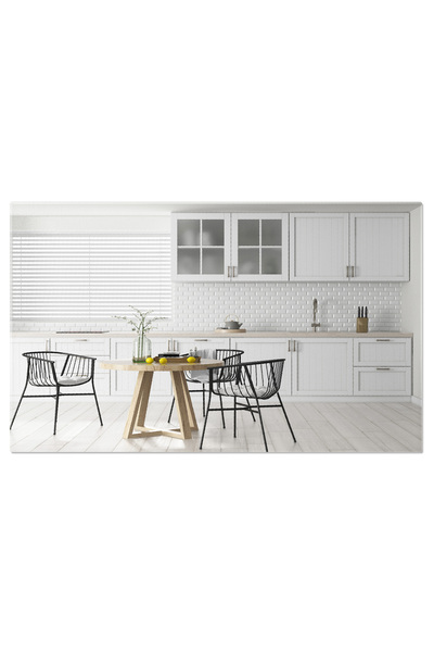 StoryGift Romania Tablou Canvas - Interior Modern Cu Elemente De Arta Si Un C...