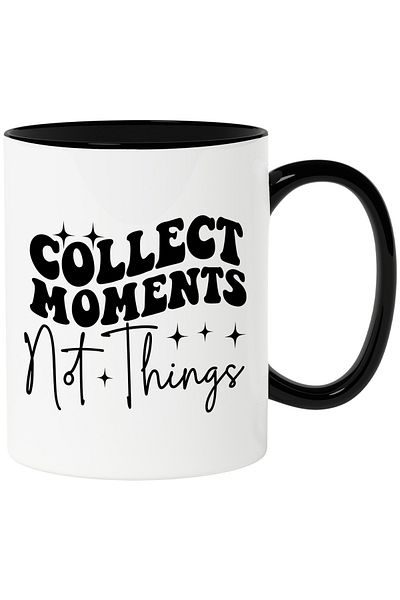 StoryGift Romania Mug with a message that encourages you to collect moments, not things/objects with, With, STG