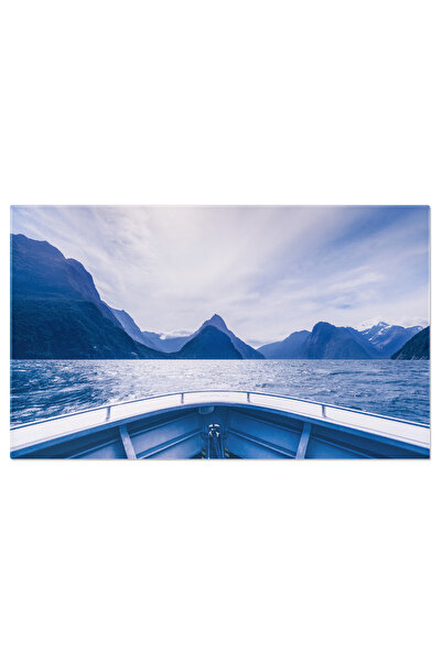 StoryGift Romania Tablou Canvas Fiordul Milford Sound Vazut De Pe Barca Peisaj, Natura, Fiord, Noua Zeelanda 3013