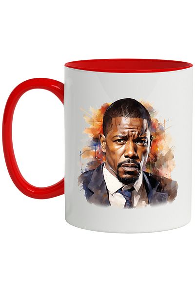 StoryGift Romania Mug With Michael B. Jordan, Actor, Celebrity, Movie, Multicolor 330 ml, Ceramic, With ,STG
