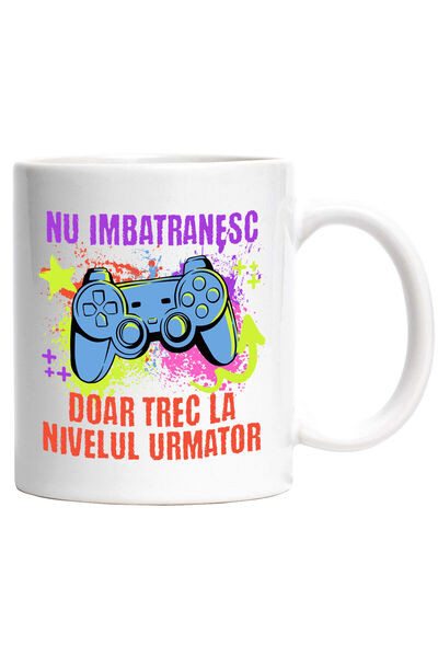 StoryGift Romania Cana cu Maneta Jocuri Video Text Nu Imbatranesc Doar Trec L...