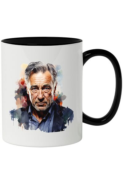 StoryGift Romania Mug With Harrison Ford, Famous Actor, x Movie, Hollywood, Star, Multicolor 330 , With ,STG