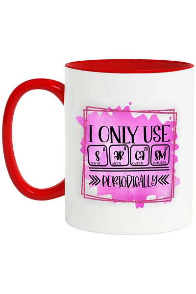 StoryGift Romania Mug with the message "I only use sarcasm periodically", illustration, funny, laugh, co, With ,STG