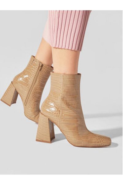 Vero Moda Ghete de damă până la gleznă 10296965 naturale