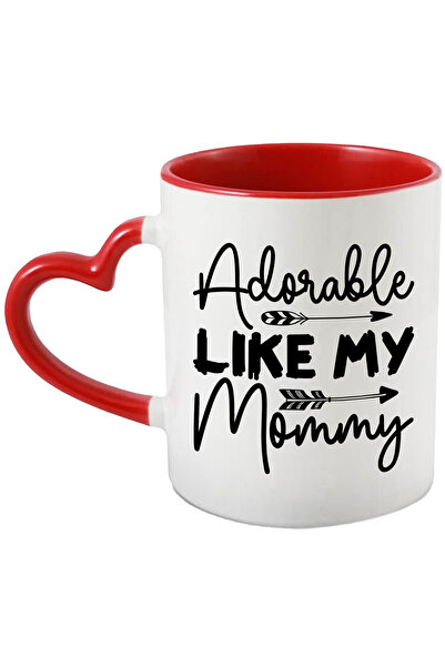 StoryGift Romania Cana cu textul in engleza "Adorable like my mommy" - adorabila ca mamicuta mea c, Cu ,STG