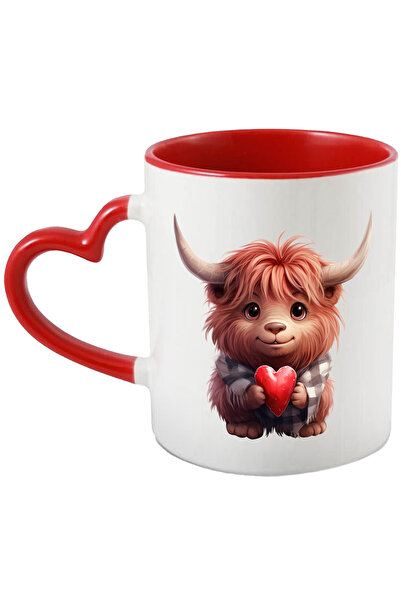 StoryGift Romania Cana cu un zimbru care tine o inima in brate | ilustratie |...