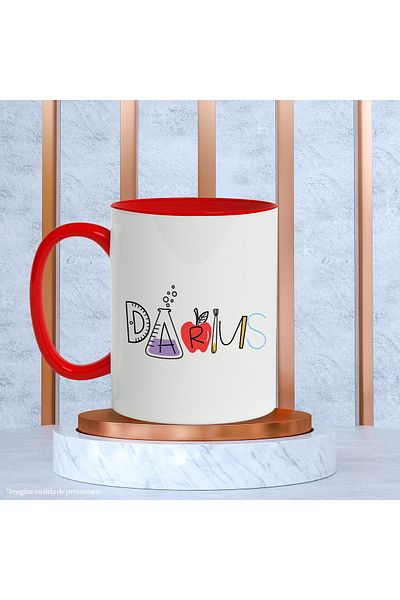 StoryGift Romania Mug With The Name Darius, And Funny Message, Curious, Sociable, Galagio, 330ml, Ceram, With,STG