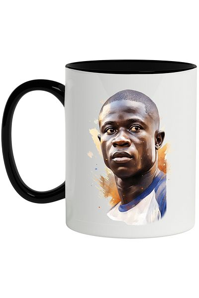 StoryGift Romania Mug With N'Golo Kanté, Footballer, French Player, Sportsman, Multicolor 330 ml, Ce, Cu, STG