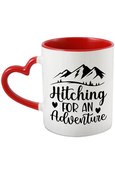 StoryGift Romania Mug with mountain landscape for those who love adventure in nature with a message in English, With ,STG.