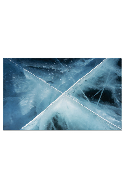 StoryGift Romania Tablou Canvas 120 x 80CM Linistea Lacului Baikal Inghetat i...