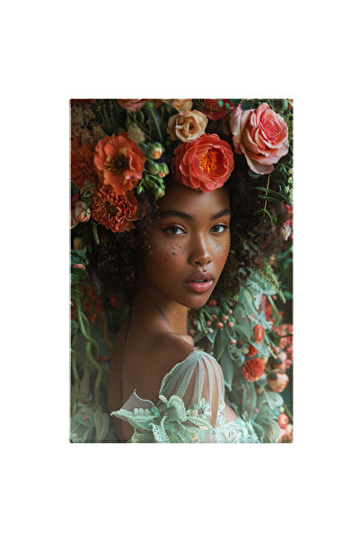 StoryGift Romania Tablou Canvas Petalele Destinului Un Portret Feminin Ce Îmb...