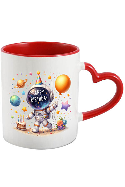 StoryGift Romania Cana cu un astronaut pe luna | ilustratie | planete | stele...